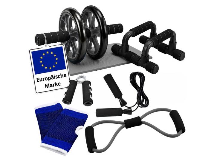 Relaxdays 9-teiliges Fitness Set