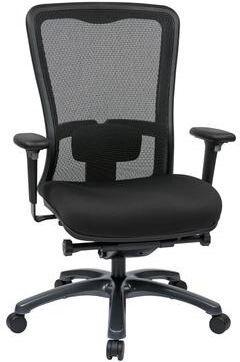Office Star Products OSP Pro-Line II Breathable ProGrid High-back Ergonomic Office Chair with Lumbar Support and Adjustable Arms