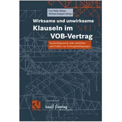 Wirksame und unwirksame Klauseln im VOB-Vertrag, Fachbücher von Uwe Diehr, Michael Knipper