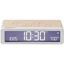 Lexon LR157PT-S Digital-Wecker Flip Classic Lexon x Pantone Sandfarben
