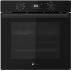 BAUKNECHT Pyrolyse Backofen "BBA285PU1ZK", Energieeffizienz: A+ (A+++-D), schwarz, B:56cm H:60cm T:55,5cm, Backöfen, Easy Grill - einfaches Grillen im Backofen, Pizzafunktion