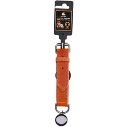 Spotted Pro Spotted! Pro Lederhalsband Cognac 2,5x45cm (Hund, Allgemein, Hundesport, Spazieren), Halsband + Leine