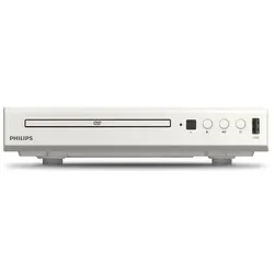 Thomson DVD-Player – – TAEP200W – Bildschirmpassform – USB-Multimedia-Anschluss – Smart Picture (DVD Player, Tragbarer DVD-Player), Blu-ray Player + DVD Player, Weiss