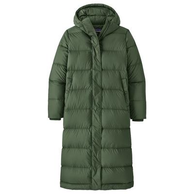 Patagonia - Women's Silent Down Long Parka - Mantel Gr S oliv