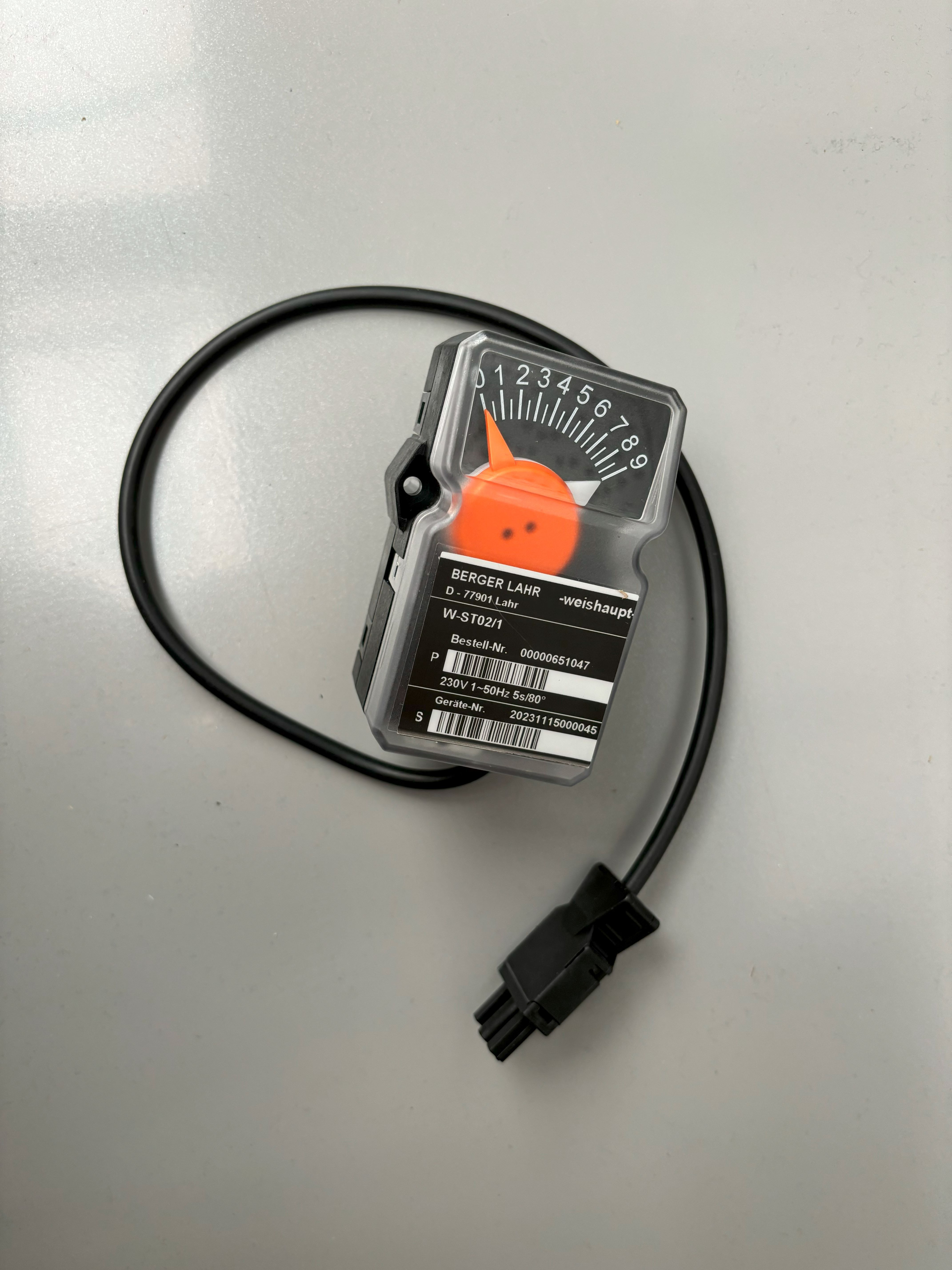actionneur Weishaupt W-ST02- 2000 651047 pour WL5