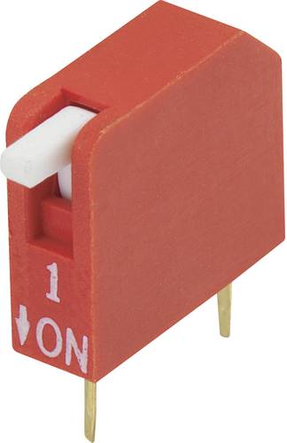 TRU Components 704976 DP-01 DIP-Schalter Polzahl 1 Piano-Type