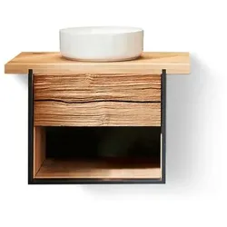Thielemeyer Waschtischkombination Steel Holz Braun