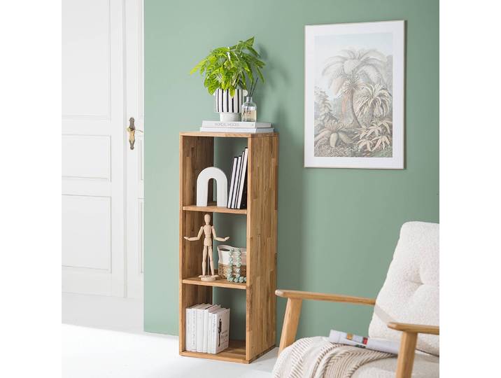 Étagère GrapWOOD Chêne massif huilé Marron/Chêne 39 x 112cm Chêne