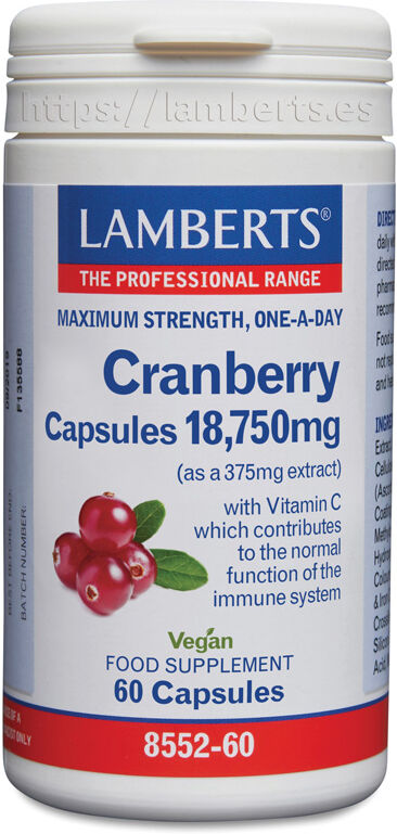 Lamberts Cranberry 18750 mg 60 Tablets 8552-60