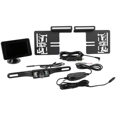 Rückfahrkamera EUFAB "EUFAB", schwarz, B:28cm H:22cm T:8cm, Camcorder, Rückfahr-Kamerasystem kabellos, 4,3 Display