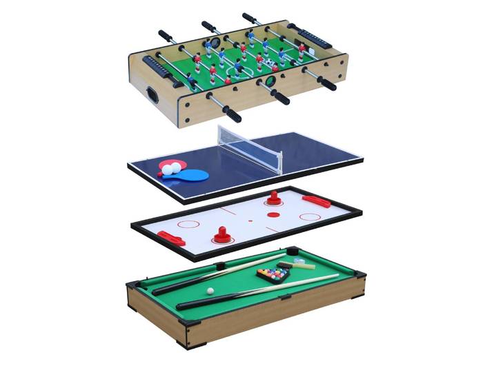 Table de Jeux 4 en 1 TOPLIFE