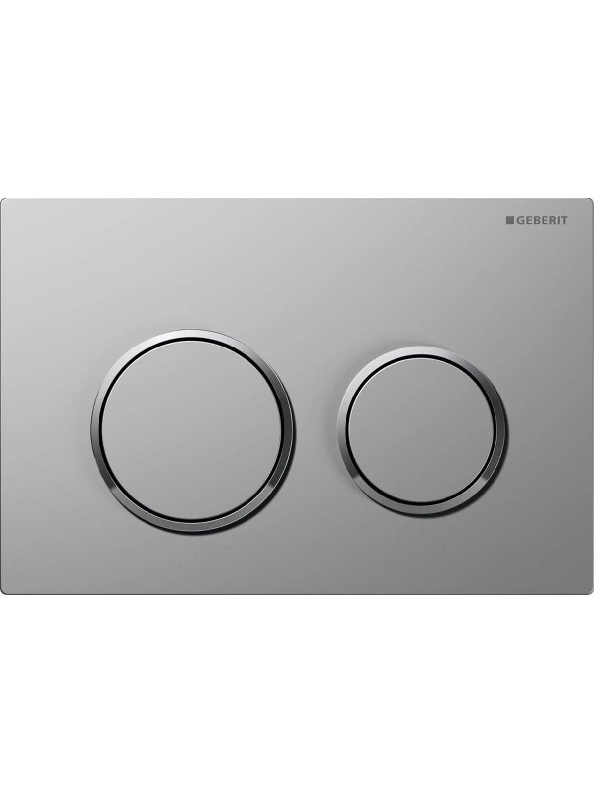 Geberit actuator plate omega20 for dual flush: bright chrome