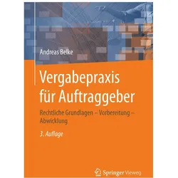 Vergabepraxis für Auftraggeber, Fachbücher von Andreas Belke