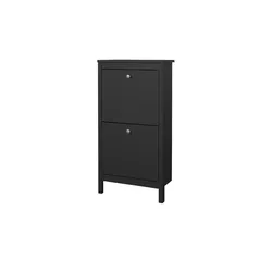 Schuhkipper  Madron , schwarz , Maße (cm): B: 53,8 H: 24,6 T: 102.9