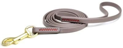 Inspired Living Heavy Duty Waterproof PVC Dog Training Leash gray m