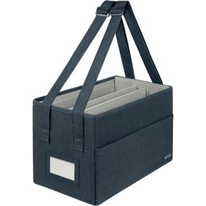 Leitz Laptoptasche Desk Sharing, 65760089 samtgrau, Stoff, bis 14 Zoll
