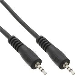 InLine Klinke Kabel, 2,5mm Stecker / Stecker, Stereo, 0,5m