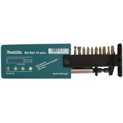 Makita 10tlg. Bit-Box mit Magnethalter - P-16782
