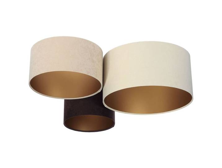 Plafonnier en tissu trio