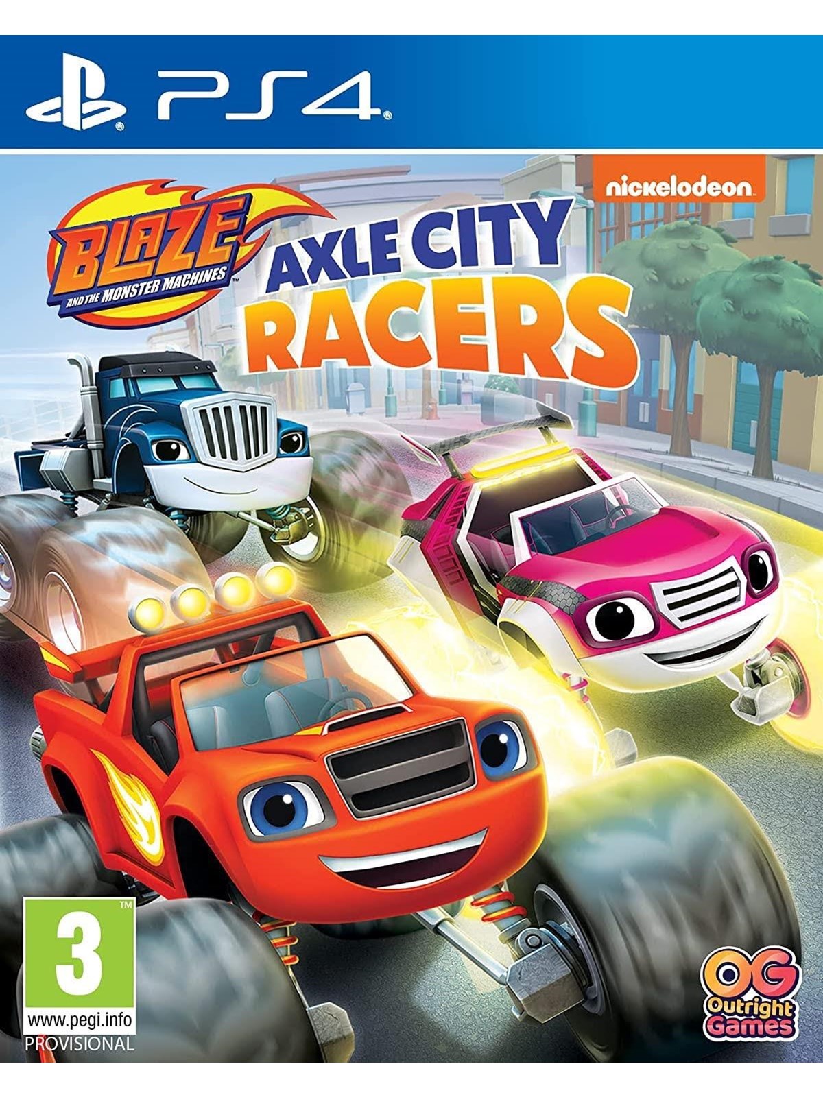 Blaze and the Monster Machines: Axle City Racers - Sony PlayStation 4 - Rennspiel - PEGI 3