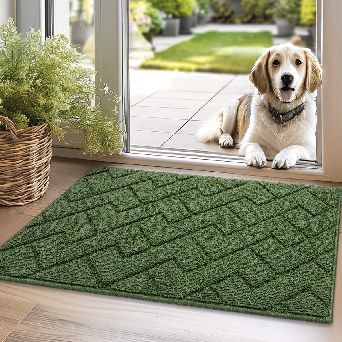 Unyqoos Antislip Deurmat voor Binnen en Buiten met Absorberende Microvezel