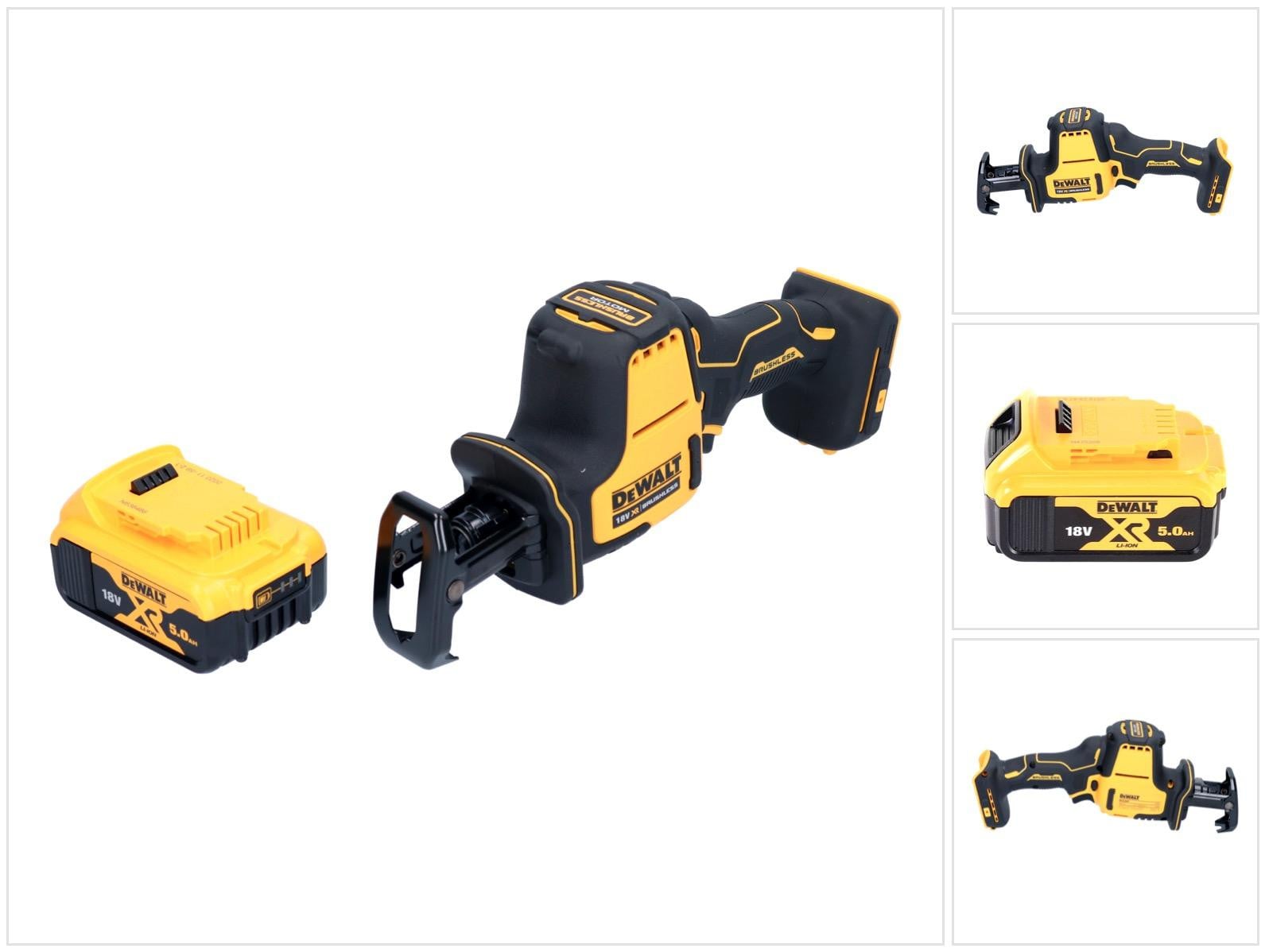 DeWalt DCS 369 N accu reciprozaag 18 V borstelloos met 1x 5,0 Ah accu