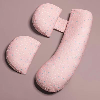 Inspired Finds Multifunctional Pregnancy Pillow Full Body Maternity Sleeping Cushion & Nursing Support For Moms updated Type Pink