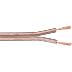 GOOBAY 67720 - Lautsprecherkabel 2x1.5 mm2, 10 m transparent CCA