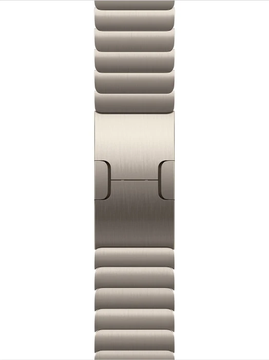 Apple Watch 46 mm - naturfarbenes Gliederarmband