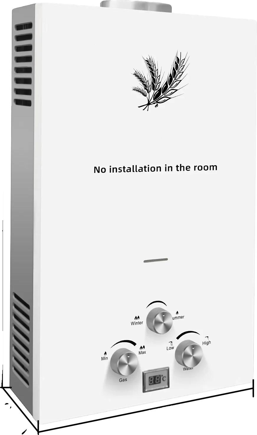 Wasserheizer, wandmontiertes Design, benutzerfreundliches LED-Display, 10L