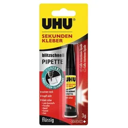 UHU blitzschnell PIPETTE Sekundenkleber 3,0 g