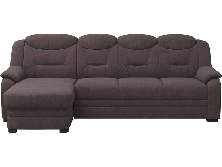 Ecksofa, 262x162 cm, Polyester, Grau (Charcoal), Recamiere Links, Modern, Cotta