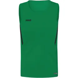 Jako Tanktop Challenge sportgrün/schwarz 164