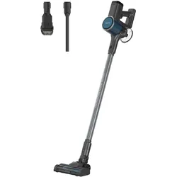 Taurus Drahtloser Staubsauger mit abnehmbarem Akku, HEPA-Filter, Turbo-Bürste, 35 Min. Laufzeit, Staubsauger, Schwarz, Blau