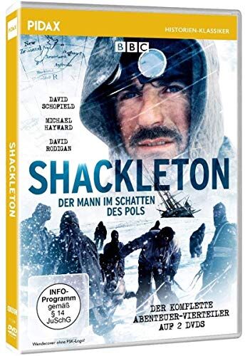 Martyn Friend - Shackleton - Der Mann im Schatten des Pols / Der komplette Abenteuer-Vierteiler um den Polarforscher (Pidax Historien-Klassiker) [2 DVDs] - Preis vom 09.10.2026 07:28:09 h