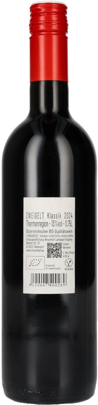 Winzerhof Landauer-Gisperg Landauer Gisperg Zweigelt Klassik FROHE OSTERN 2024 13% Vol. 0,75l