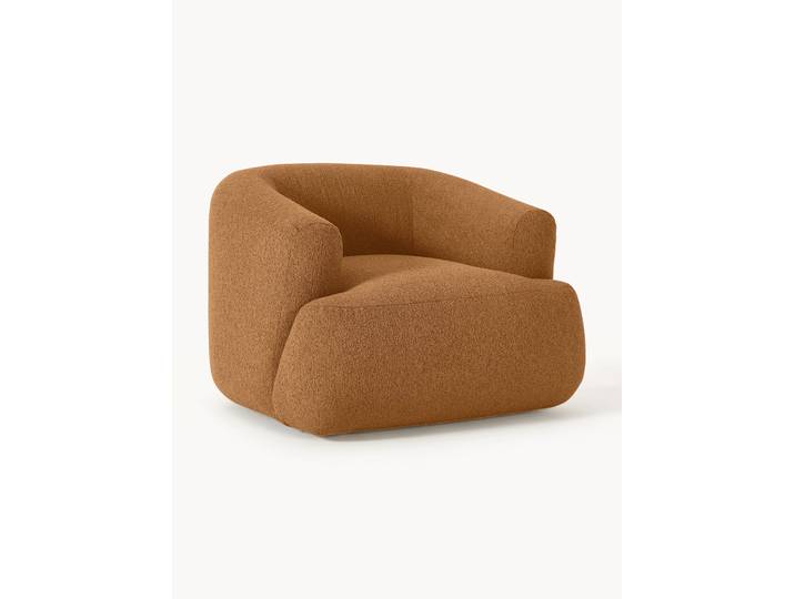 Fauteuil en bouclette Sofia