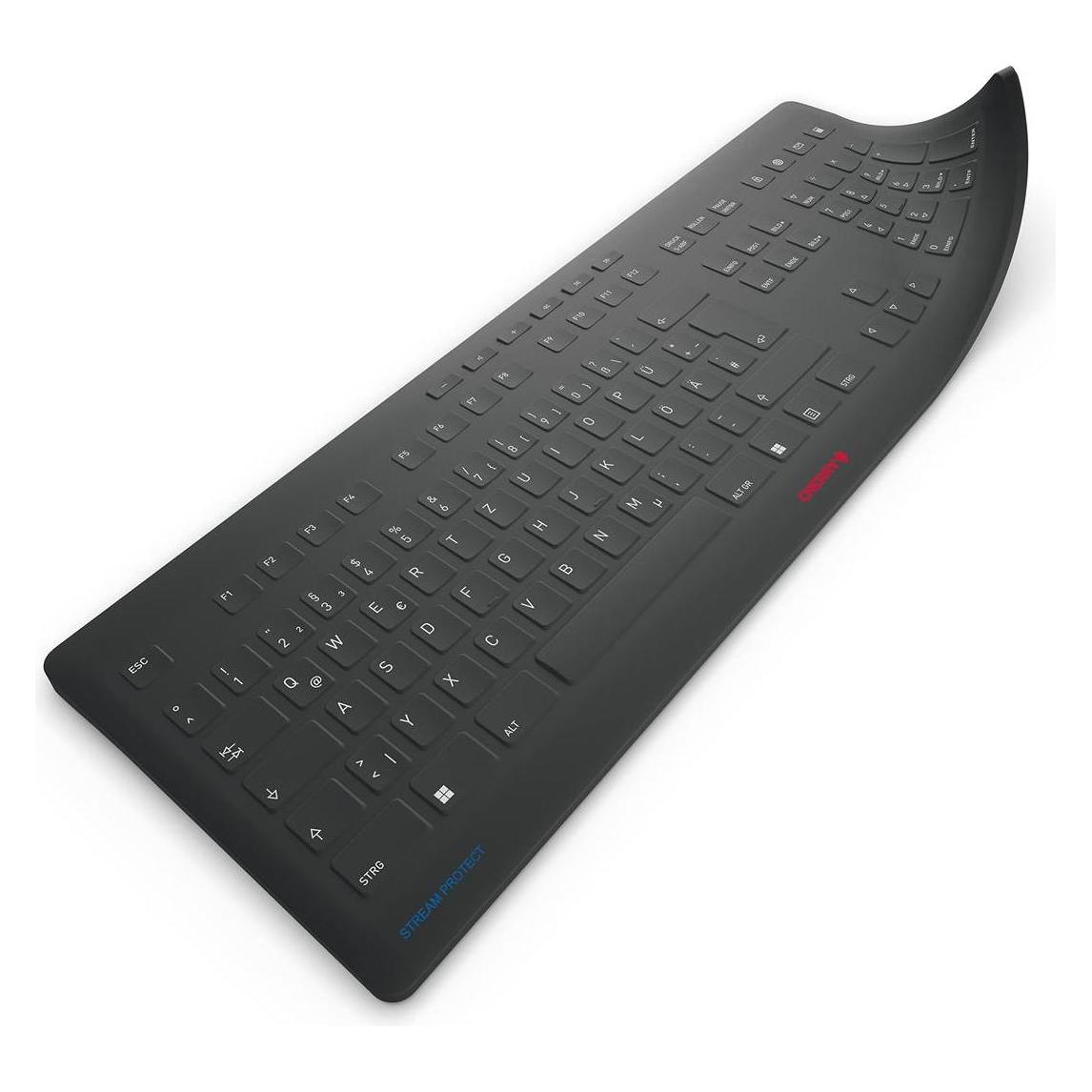 Cherry TAS STREAM PROTECT MEMBRANE DE-Layout schwarz (DE, Kabellos) (61510016)