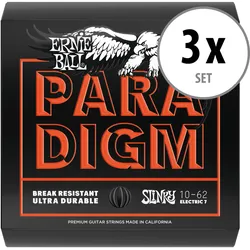 Ernie Ball 2030 Paradigm Skinny Top Heavy Bottom Slinky 7-String 3x Set