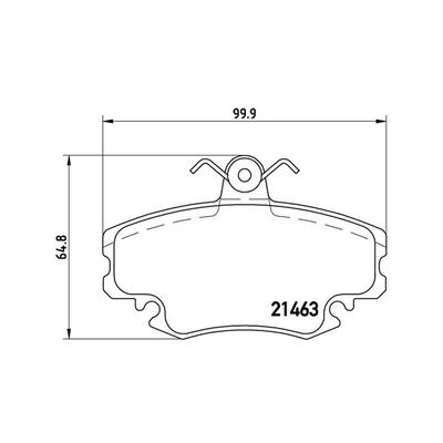 MAGNETI MARELLI Bremsbelagsatz, Scheibenbremse 363700468038 für RENAULT