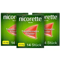 nicorette TX-Pflaster 15mg 3X14 St