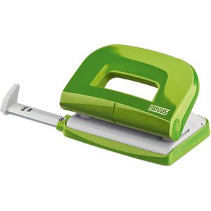 Novus Locher E 210, 025-0599, grün, Bürolocher, Stanzleistung ca. 10 Blatt