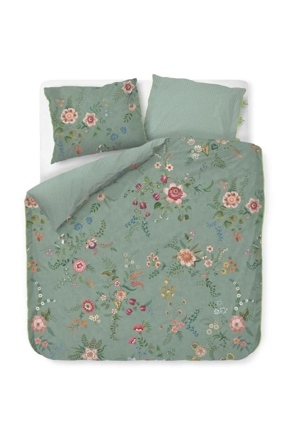 Pip Studio Everbloom Groen kussensloop