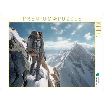CALVENDO Puzzle Bergsteigen | 1000 Teile Lege-Größe 64x48cm Foto-Puzzle für glückliche Stunden