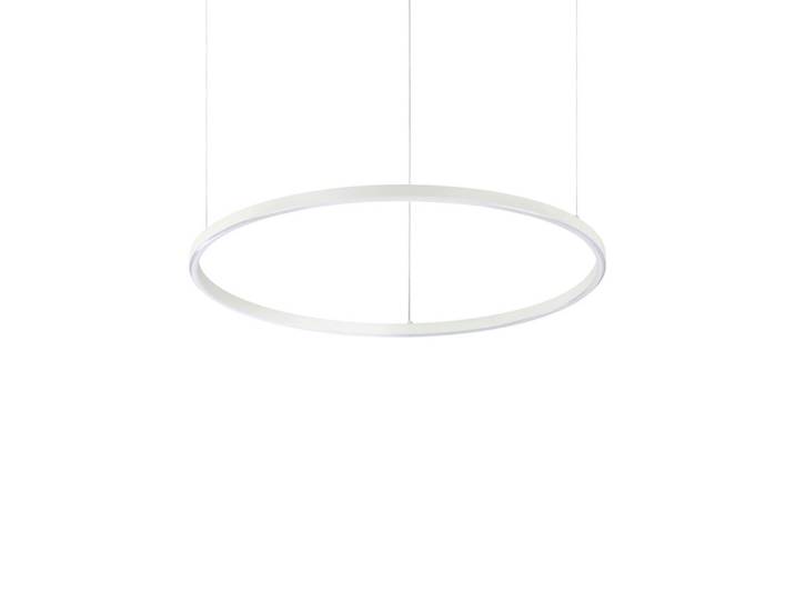 Ideal Lux Led-Hängeleuchte Oracle Slim, Weiß, Metall, Kunststoff, rund, 27.5 cm, Lampen & Leuchten, Innenbeleuchtung, Hängeleuchten, Pendelleuchten