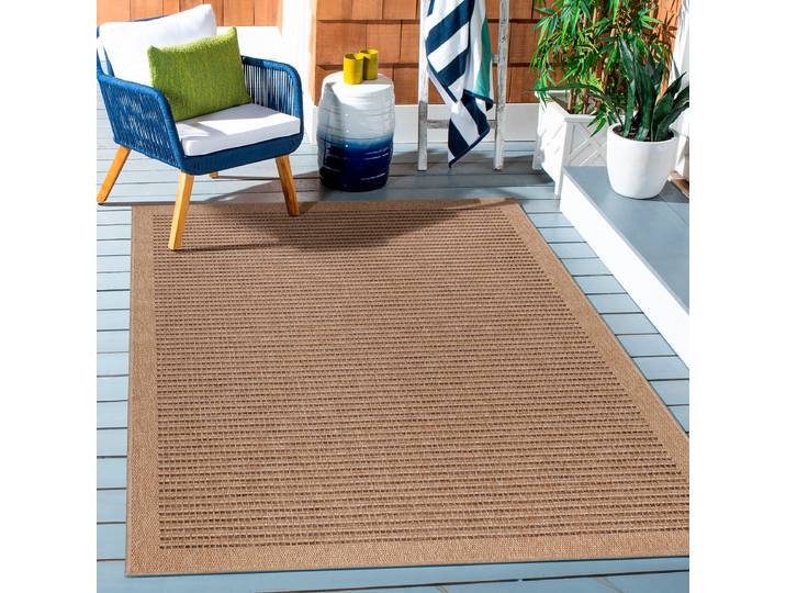 Outdoorteppich Dhaka Typ D Beige Polyester 280 x 0 x 370cm