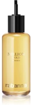 Rabanne Million Gold For Her recarga para mulheres 200 ml. Million Gold For Her