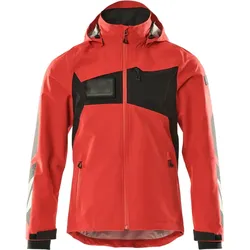 Hardshell-Regenjacke "ACCELERATE" - 3XL - verkehrsrot/schwarz