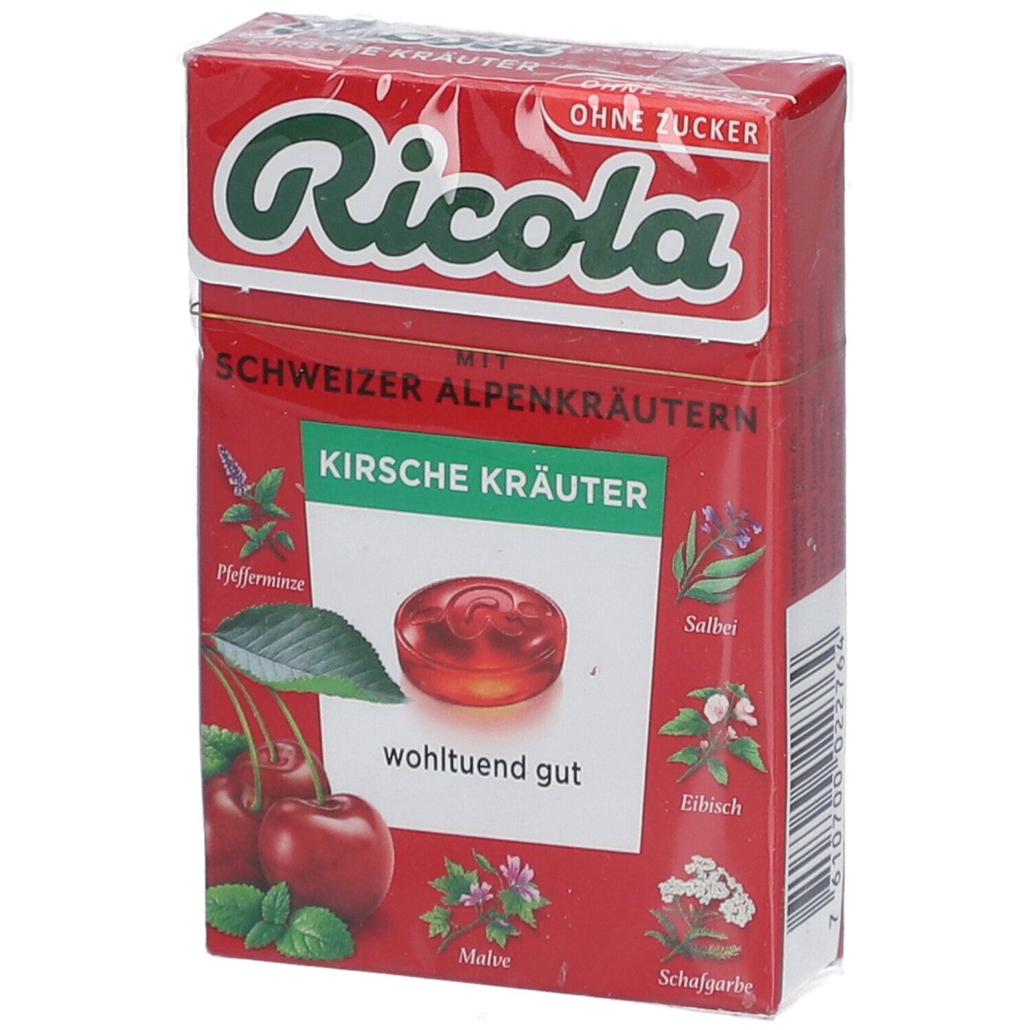 Ricola o.Z.Box Kirsche Kräuter Bonbons 50 g