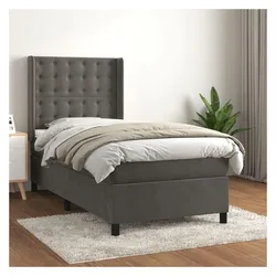 vidaXL, Boxspringbett, Inlenar (Knöpfe) (90 x 200 cm)